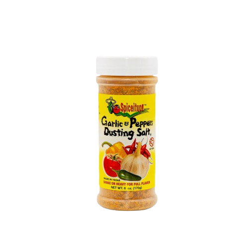 Garlic and Peppers Dusting Salt 6oz